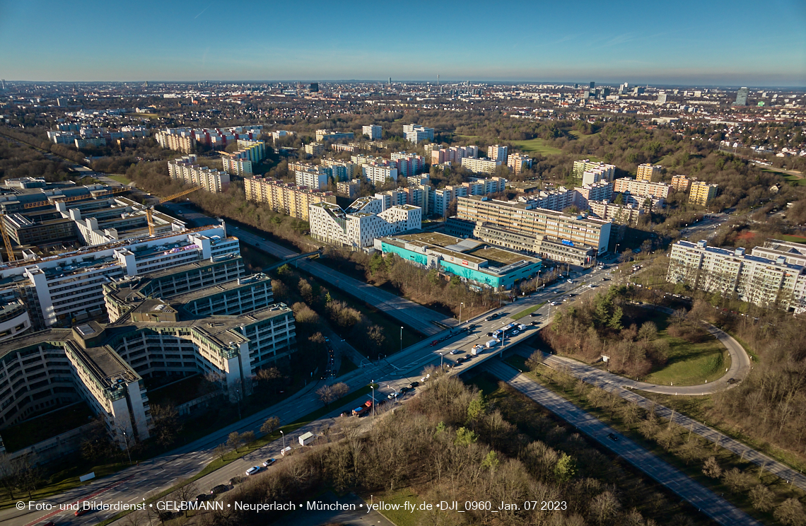 07.01.2023 - Umgebung in Neuperlach